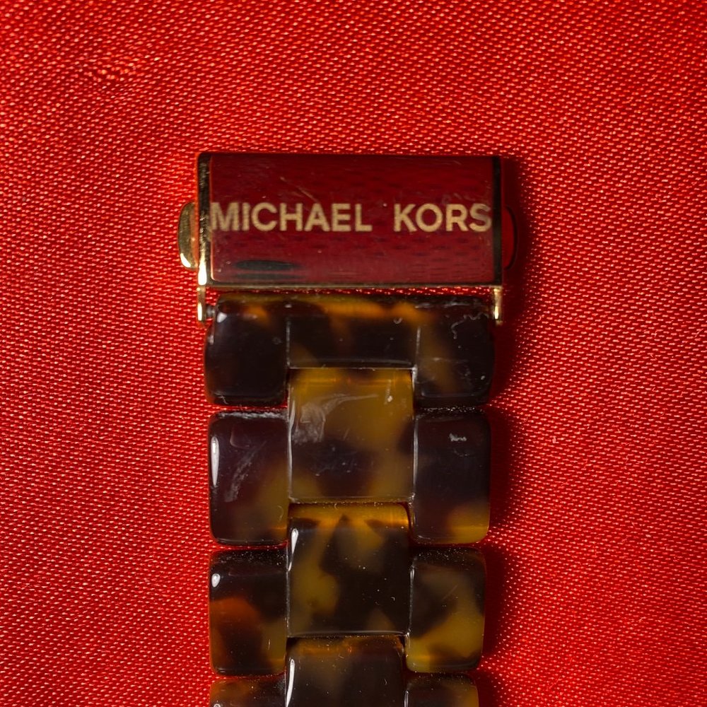 Michael Kors Tortoise Shell Print Link Bracelet - image 2